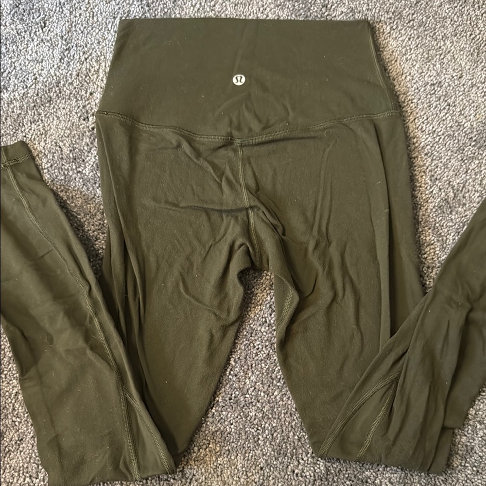Lululemon Olive Green Align Leggings